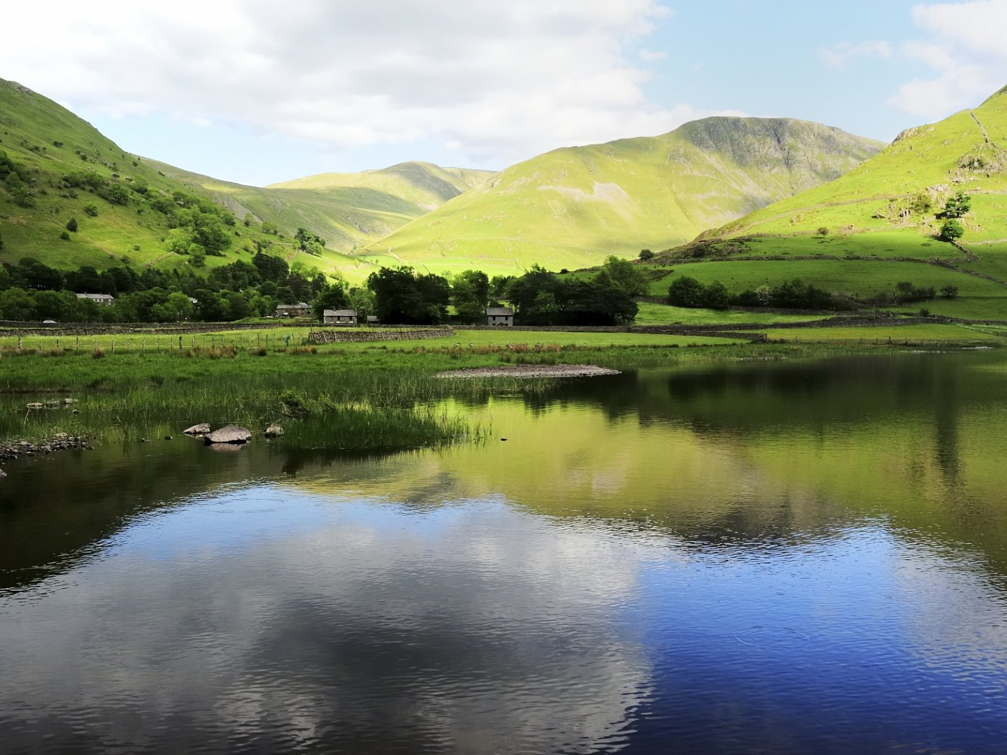 View of Brotherswater close to the camp site