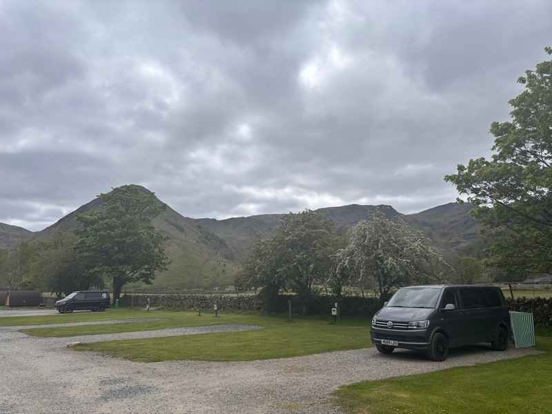 7m hard standing with awning space